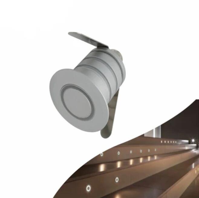 (image for) 8 PCS Pack DC12V-24V 1W/3W IP67 Outdoor Waterproof LED Wall Light Corridor Ladder Step LED Lights